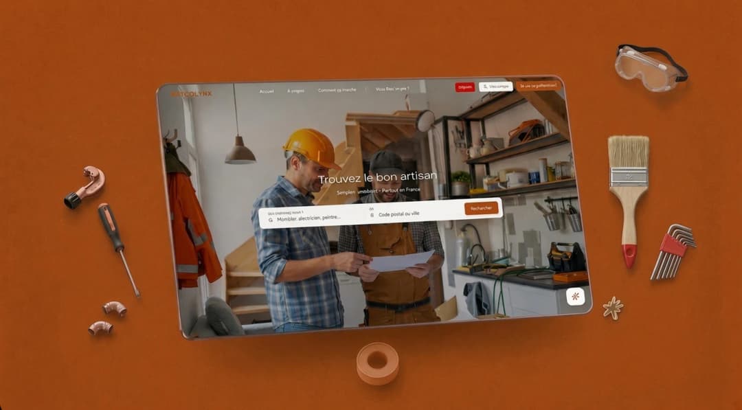 Le site que nous avons réalisé pour Bricolynx