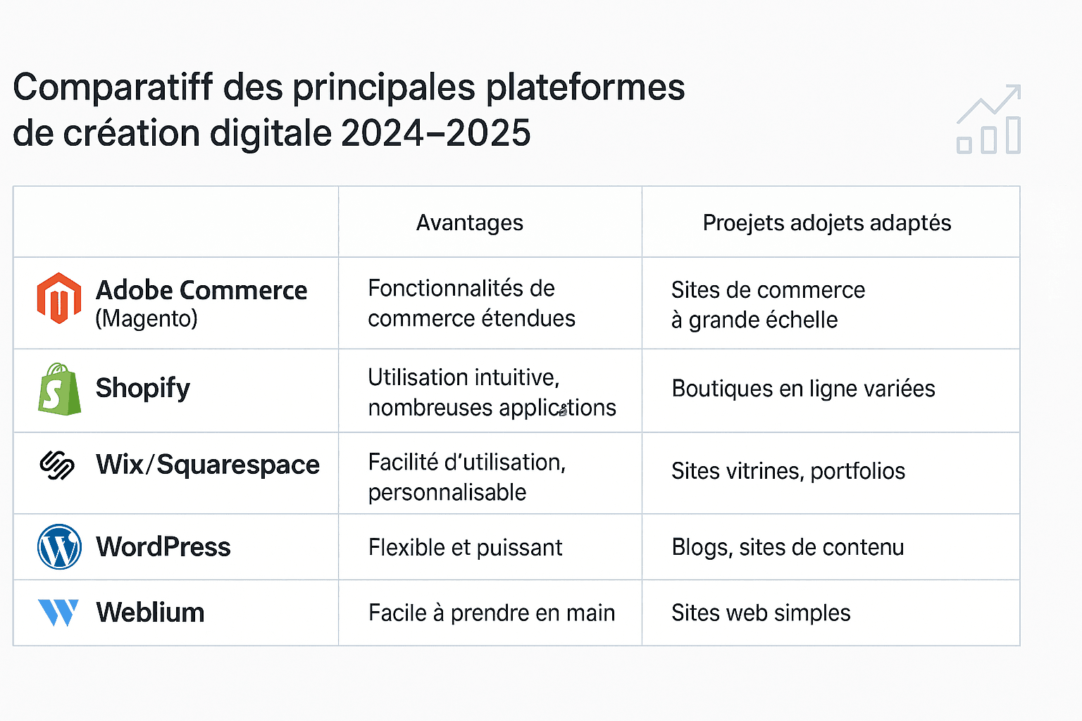 Comparatif des principales plateformes de création digitale