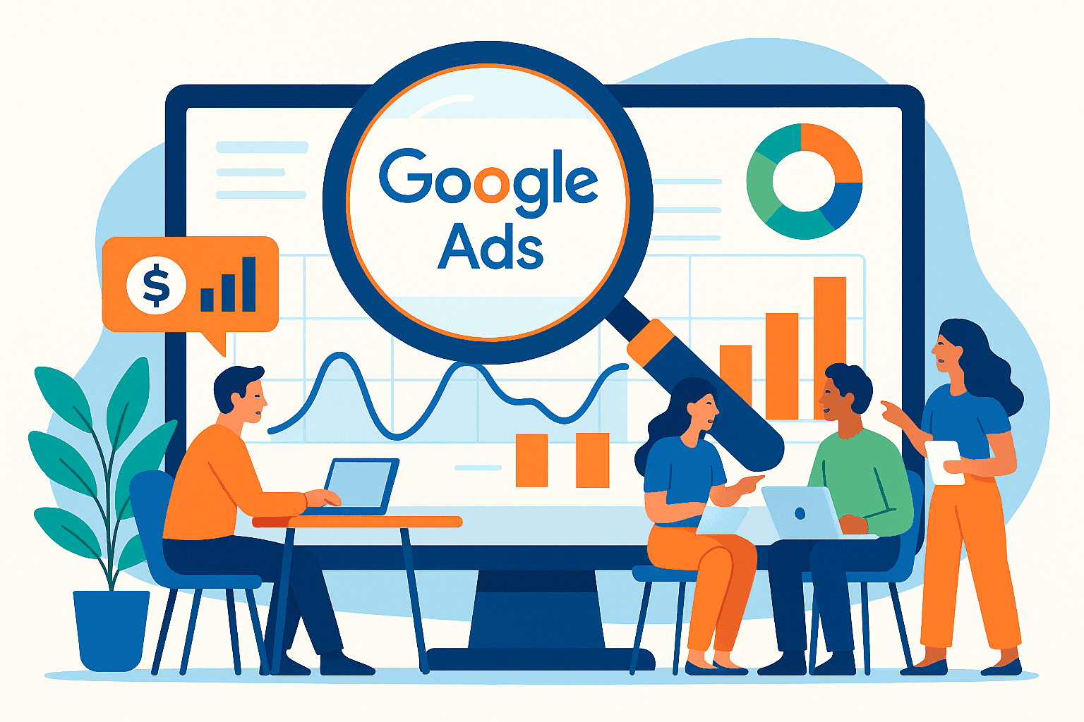 Illustration campagne SEA Google Ads
