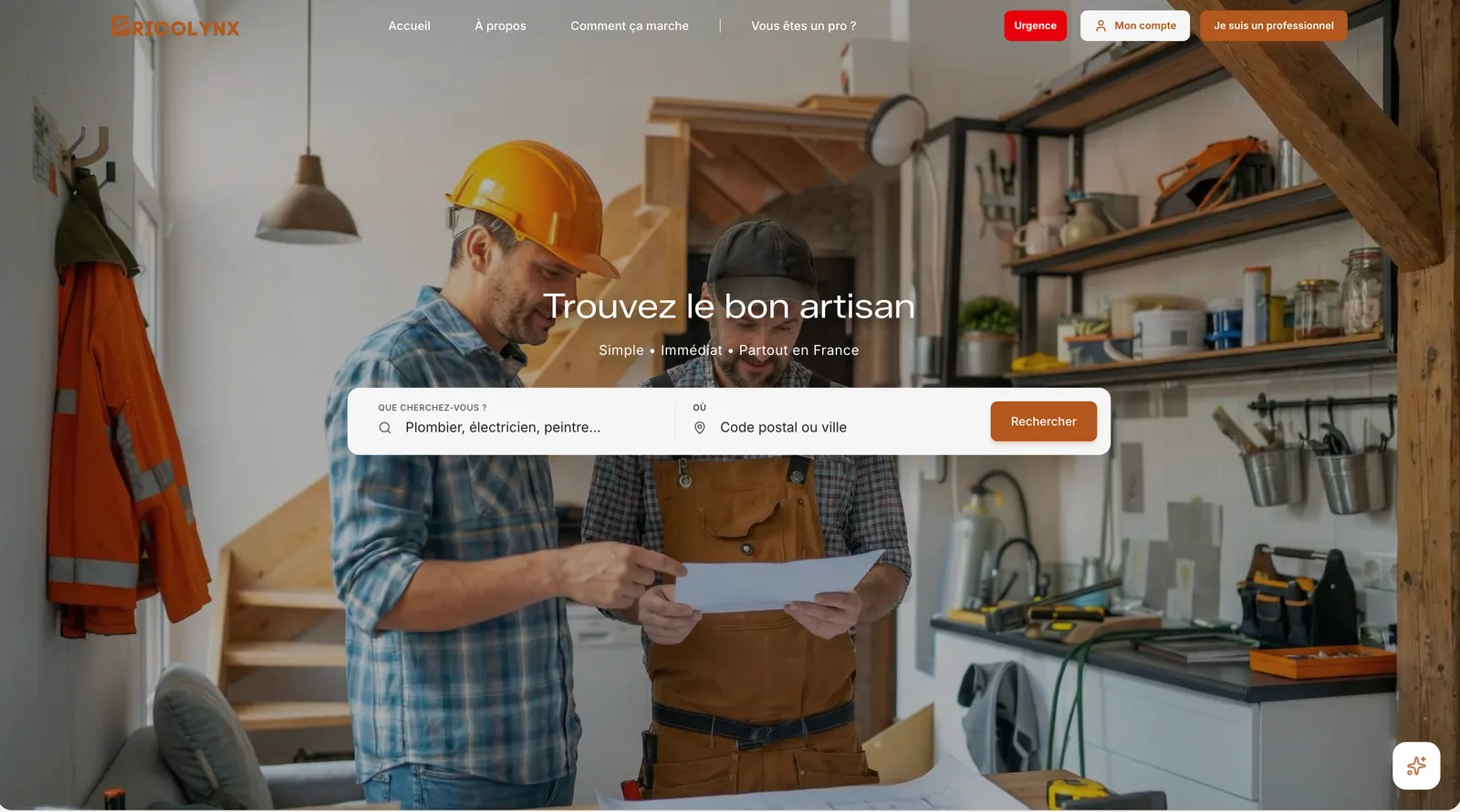 Le site réalisé par Ikovaline pour Bricolynx